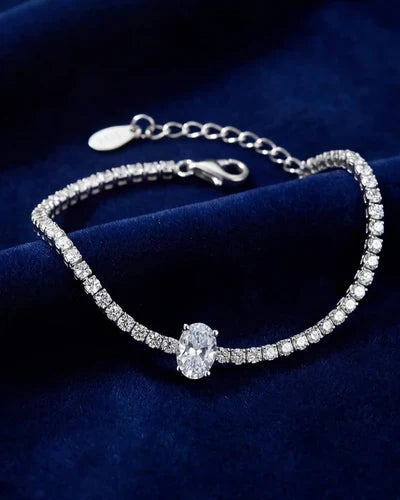 Nora Tennis Bracelet: A Timeless 925 Silver Classic Tennis Bracelet