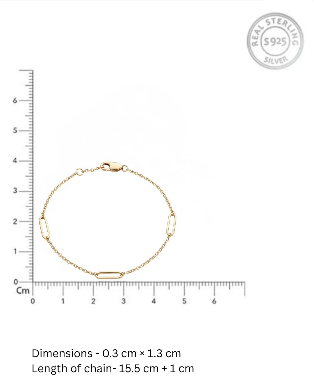 Cayce Link Bracelet – Oval Chain