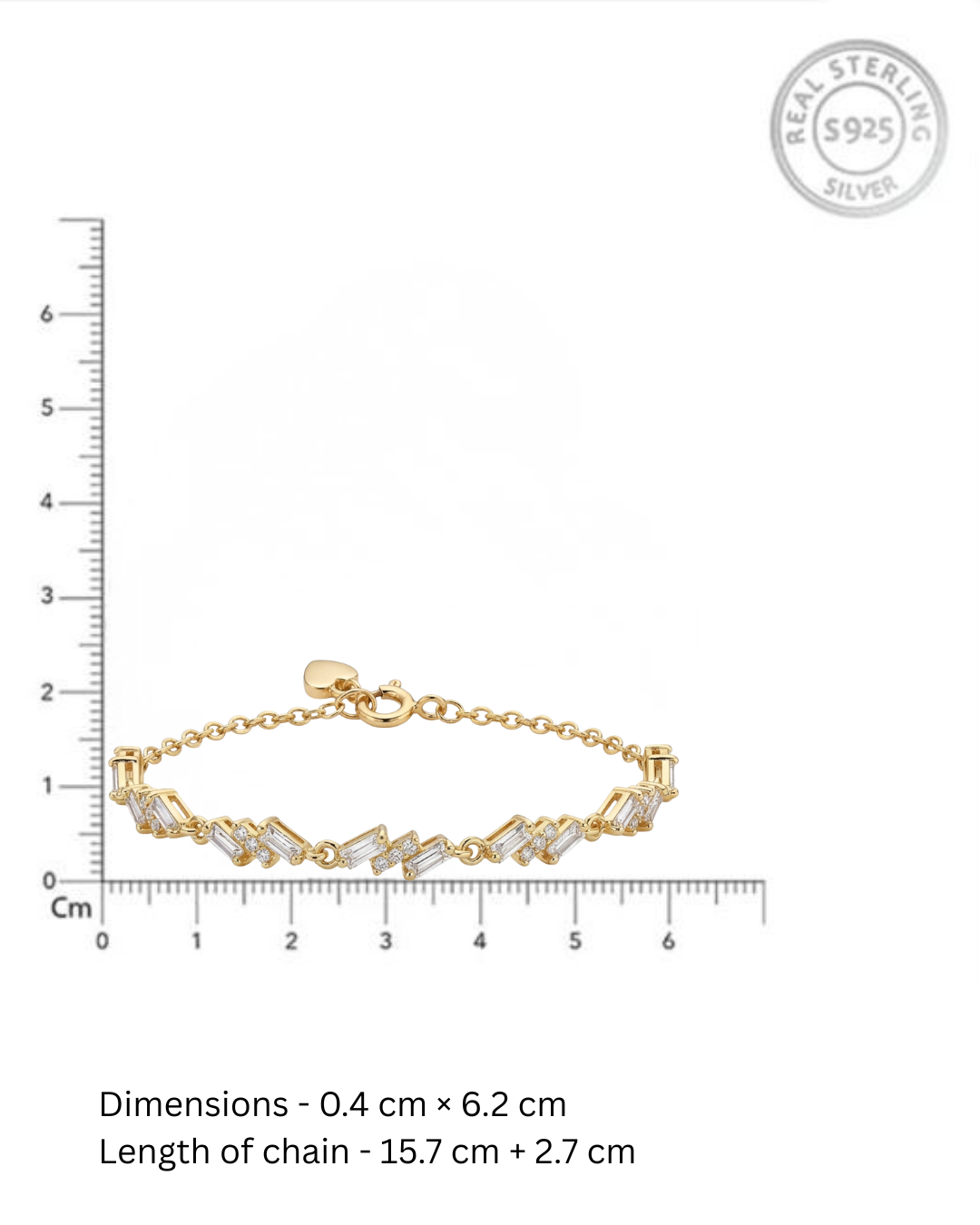 Tender Edit Bracelet – Baguette CZ Chain