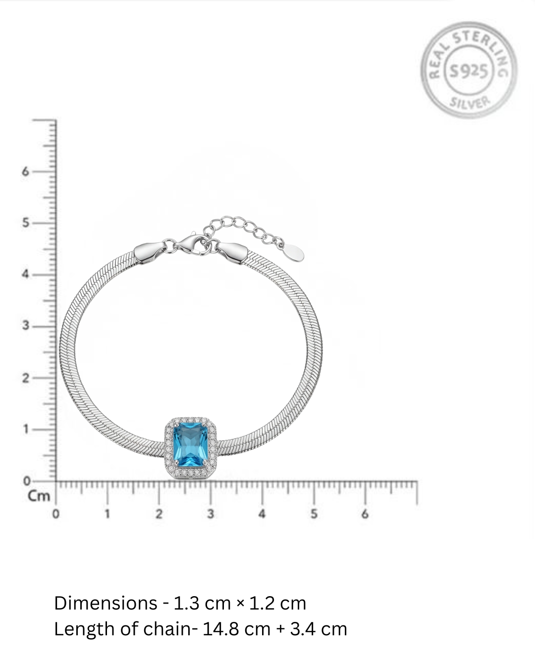 Azure Reverie CZ Bracelet