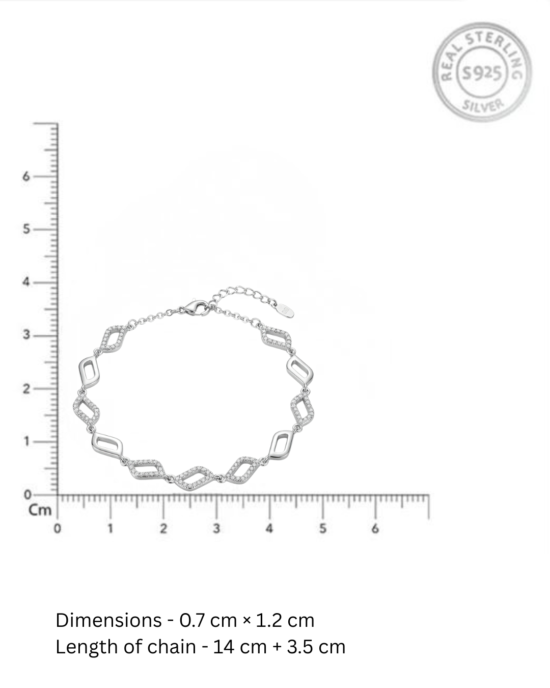Liaison Bracelet | Pavé Link Chain Statement Bracelet