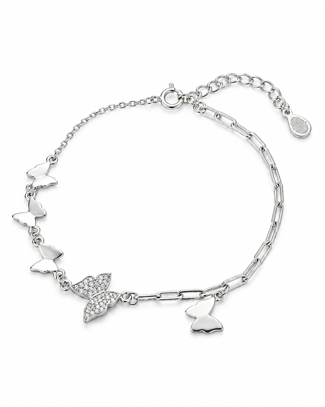 925 silver butterfly bracelet
