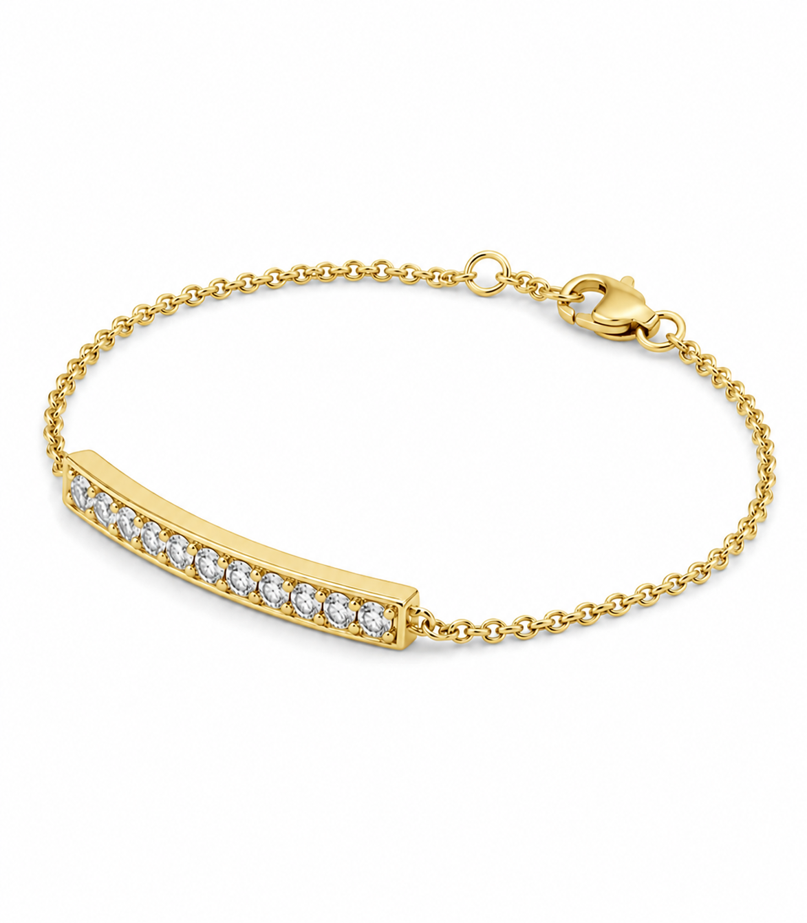 Elegant Lumière Bar minimal bracelet #color_gold