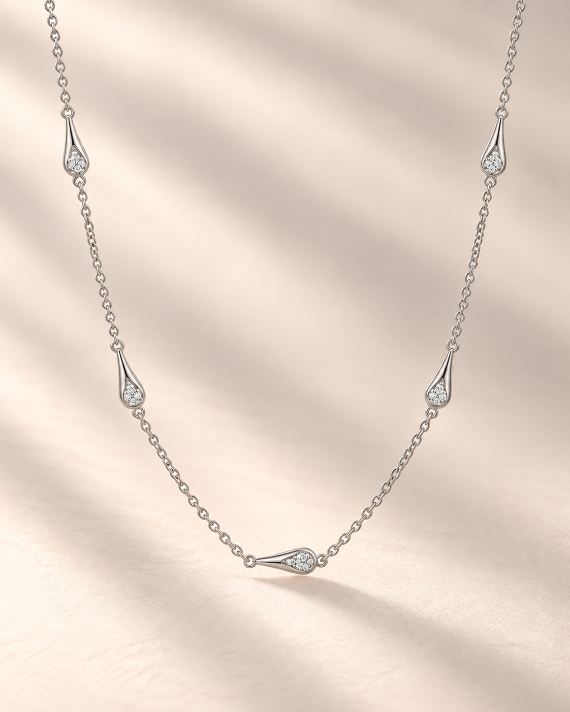 Drop Necklace for Women #color_silver