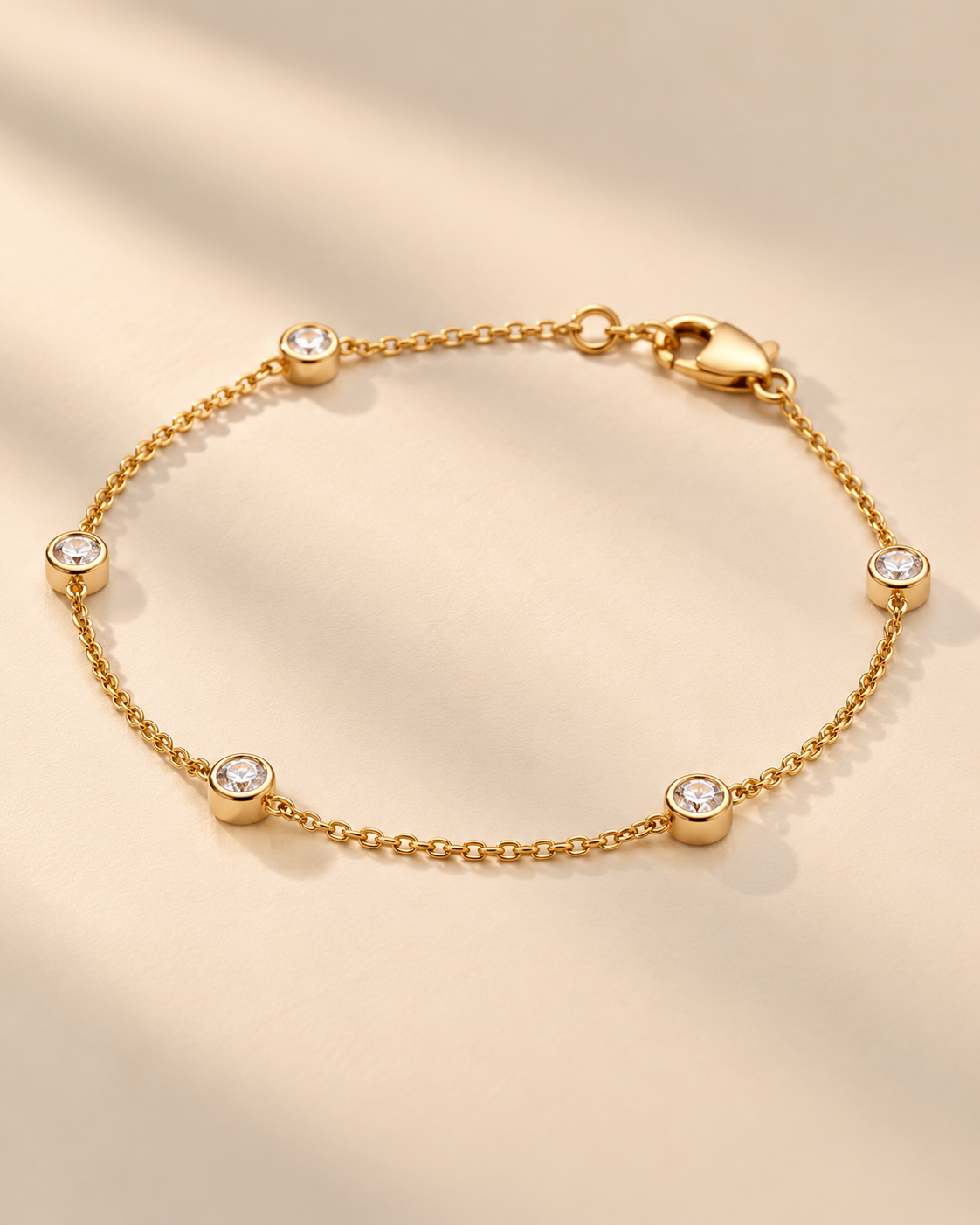 Soon Dot Bracelet | 925 Silver Minimal Chain Bracelet