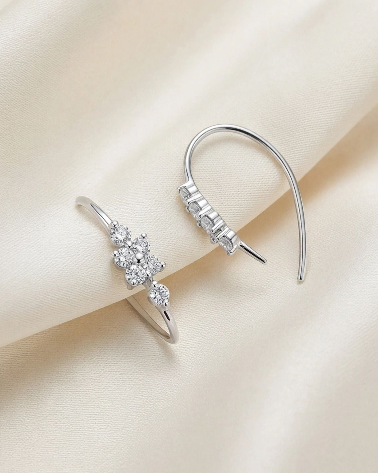 Elegant Delia Floral Climbers #color_silver