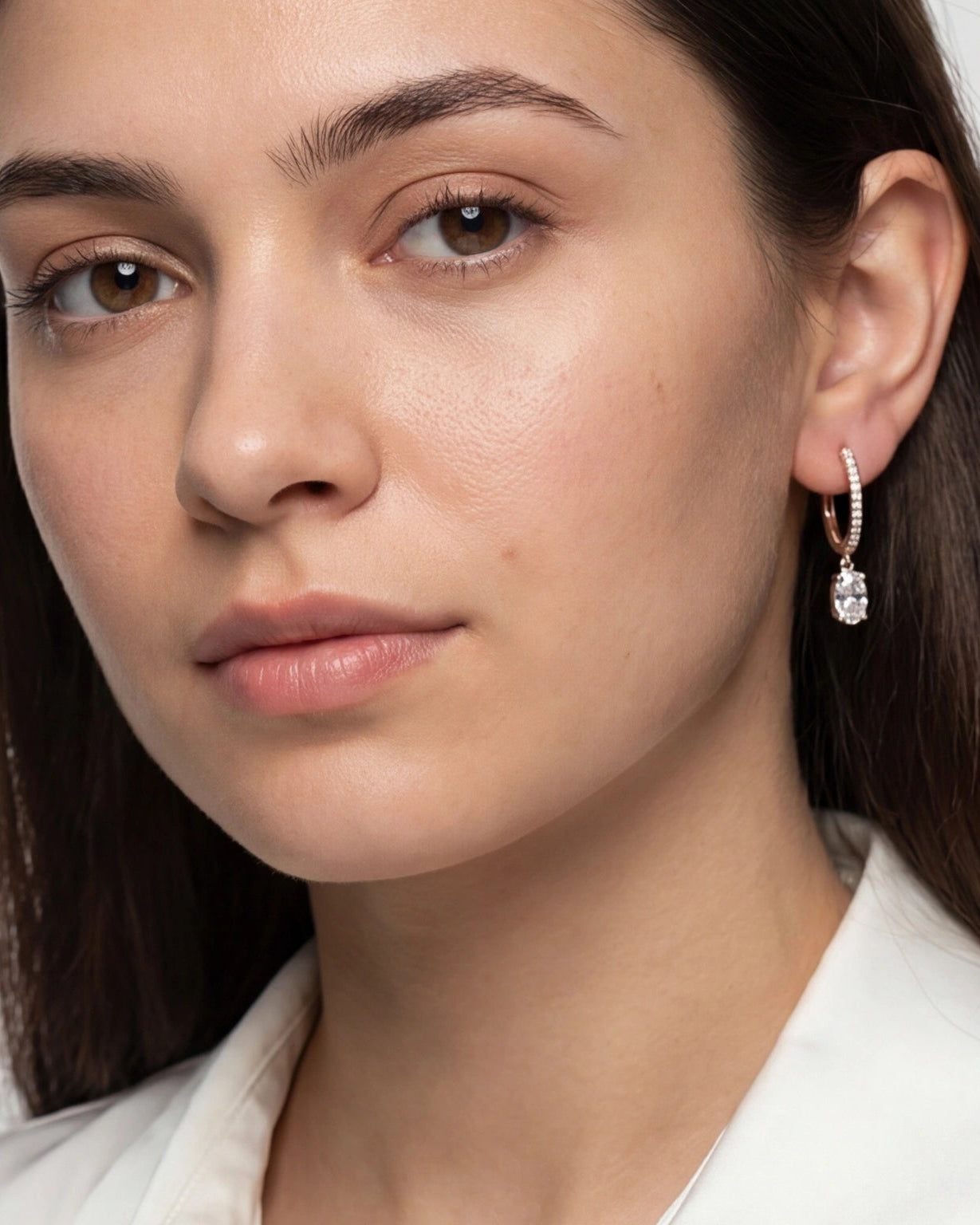 Eula marquise drop earrings #color_rose gold