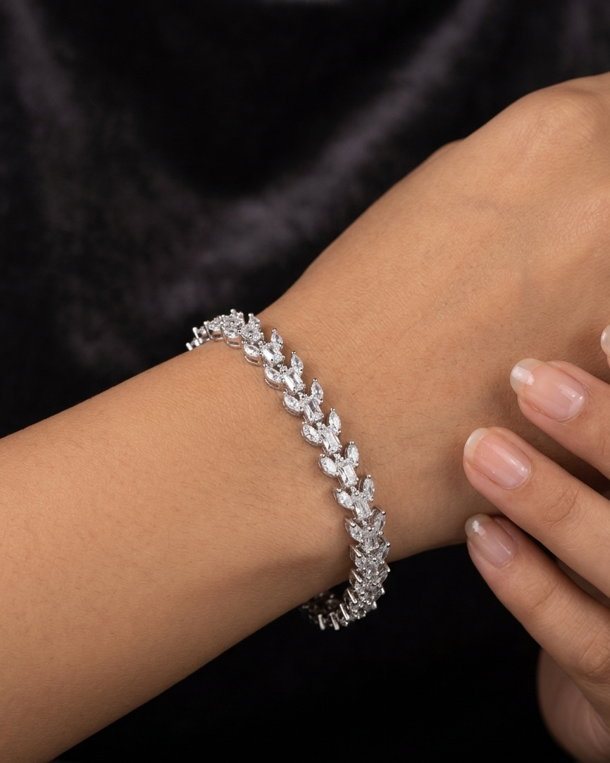 Bloom Verse Bracelet – Marquise CZ