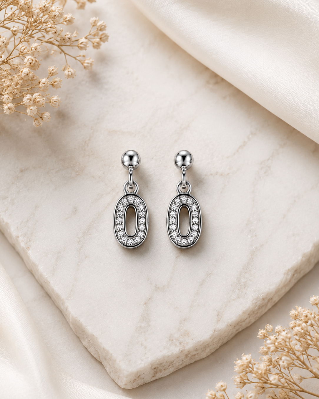 Ophelia_Oval_CZ_Drop_Earrings #color_silver