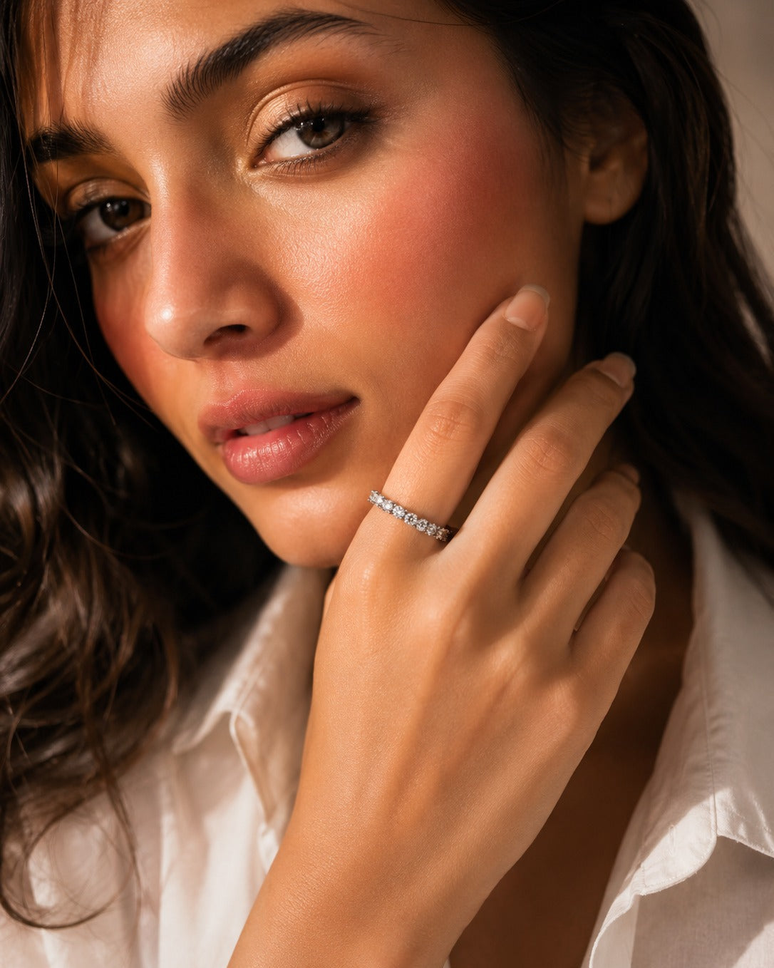 Celeste_Eternity_Ring #color_silver