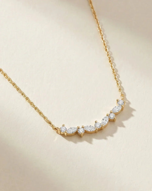 Whisper Vine Necklace – CZ Leaf Chain Style Guide for Women