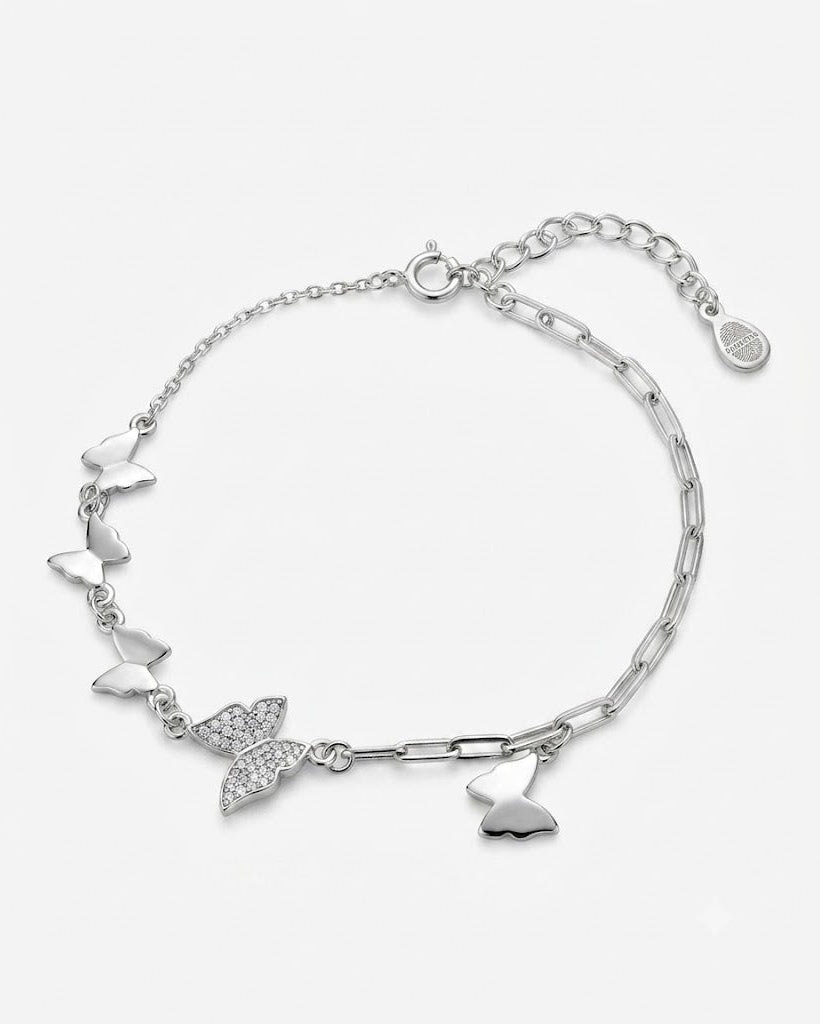 925 silver butterfly bracelet