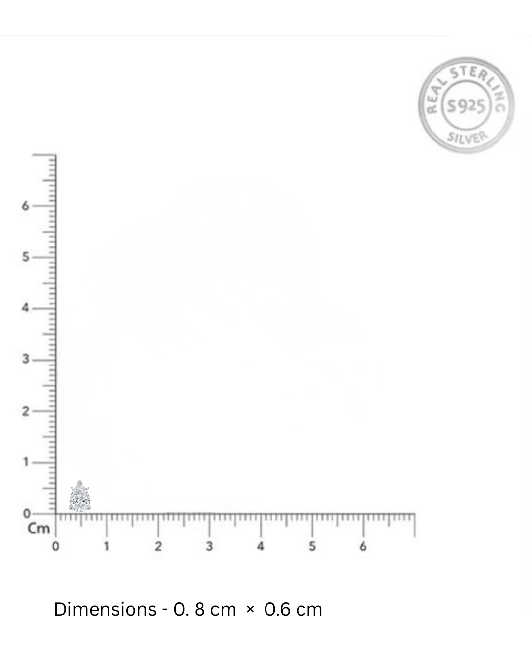 Emma Pear Necklace | Pear Cut Solitaire Pendant Necklace