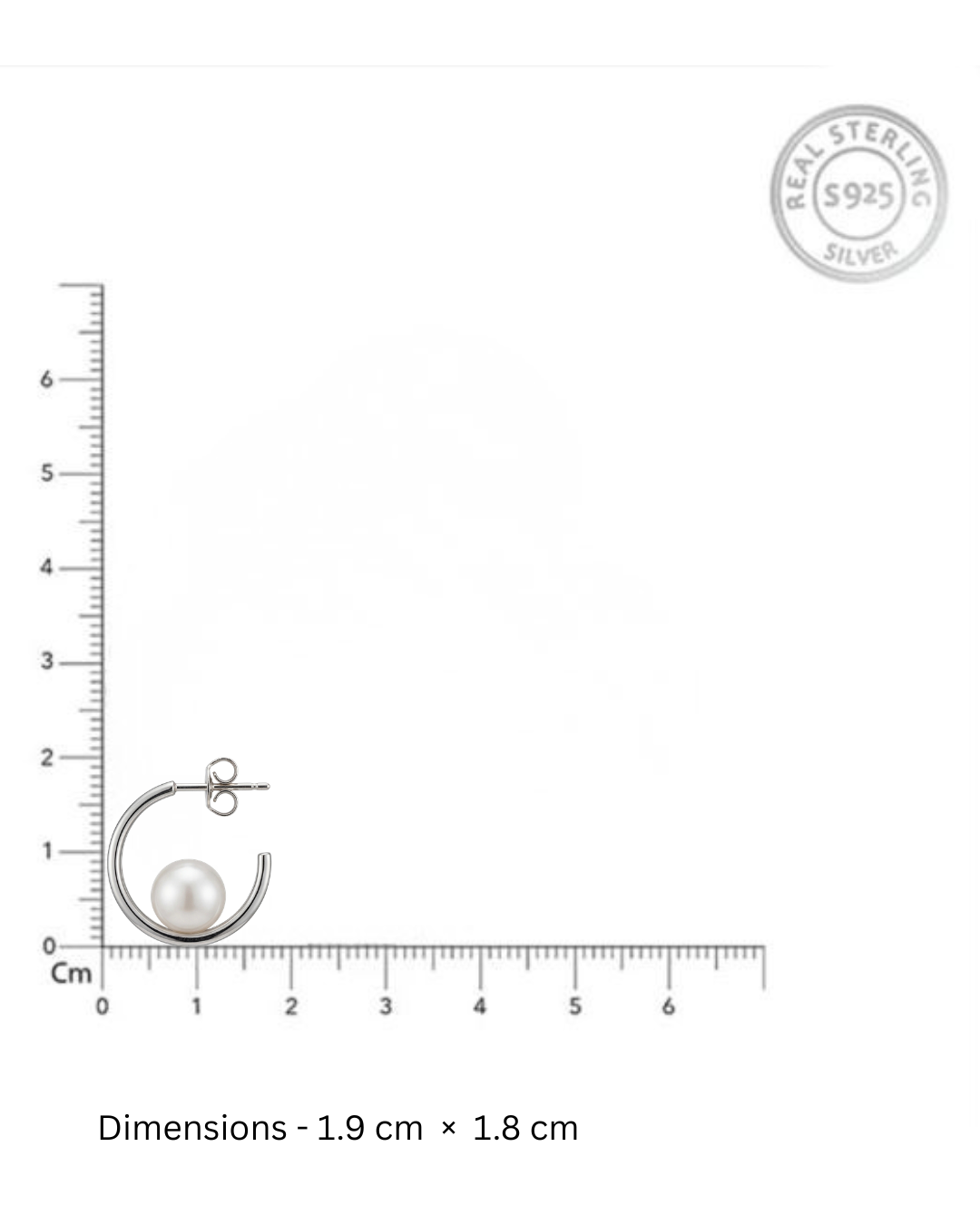 Moon & Pearl Earrings – Minimal Hoop Pearl Drop Earrings