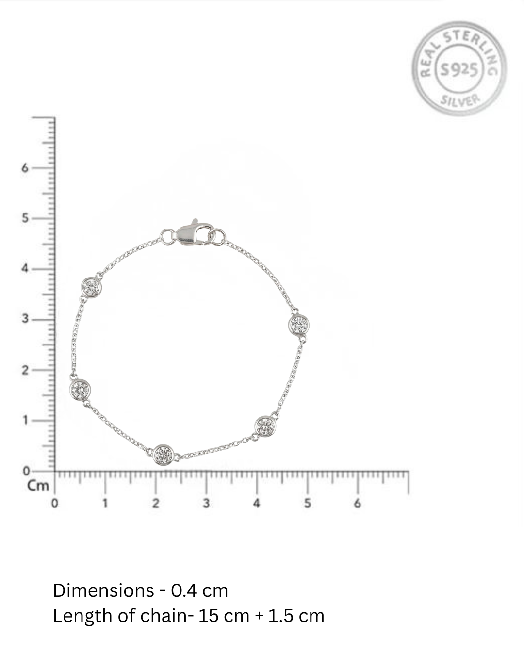 Soon Dot Bracelet | 925 Silver Minimal Chain Bracelet