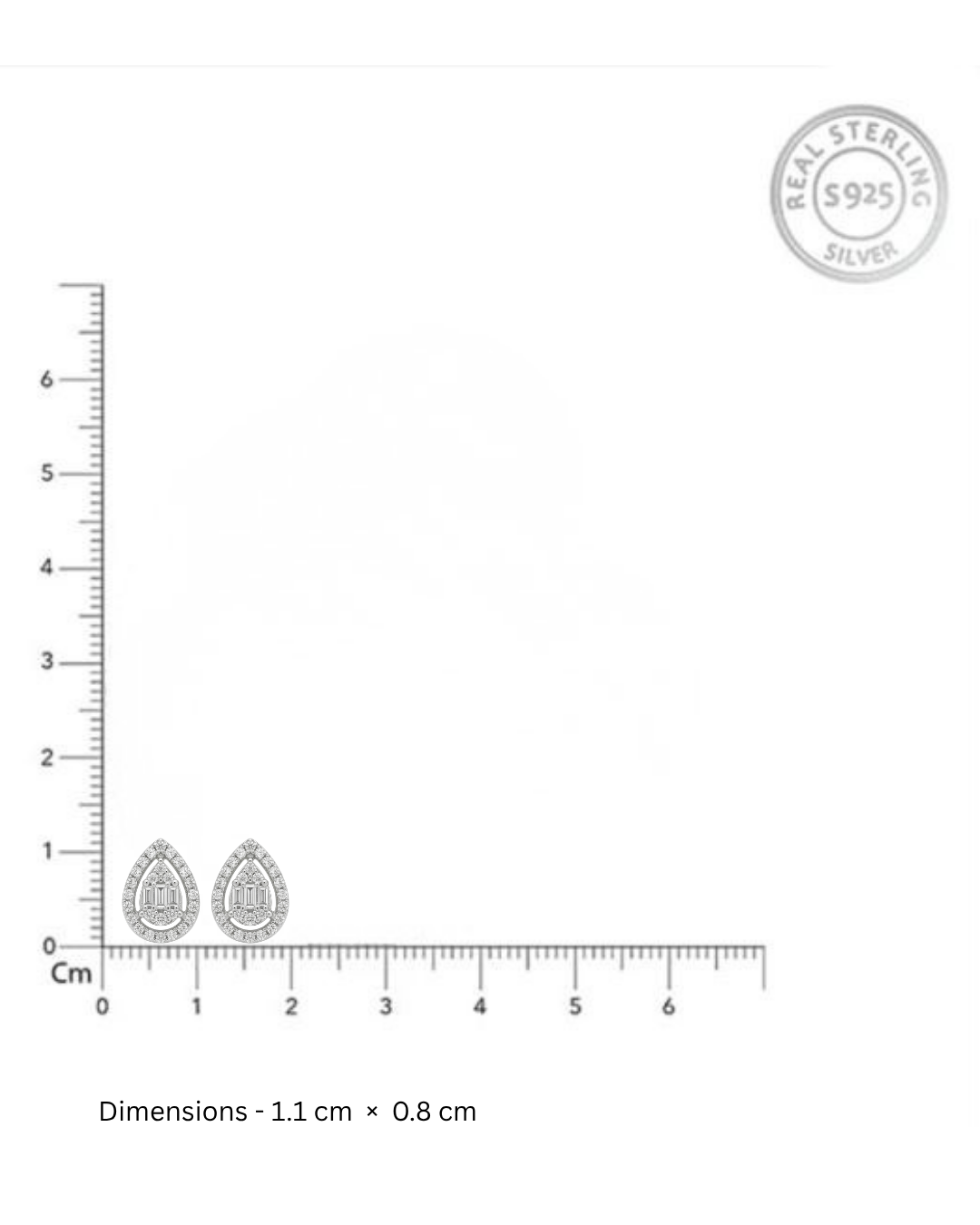 Pear Frame Studs – Minimal Glam