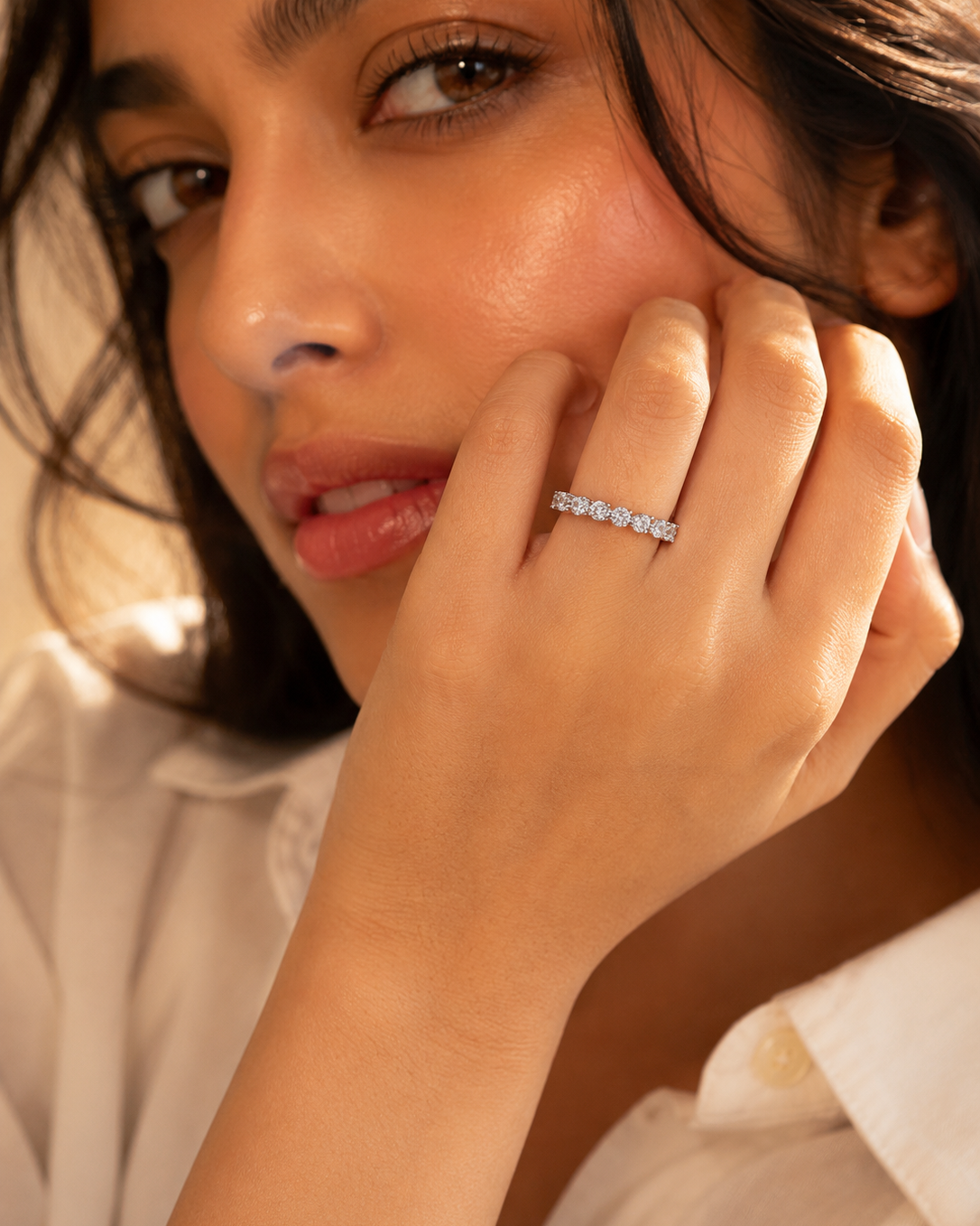 Celeste_Eternity_Ring #color_silver 