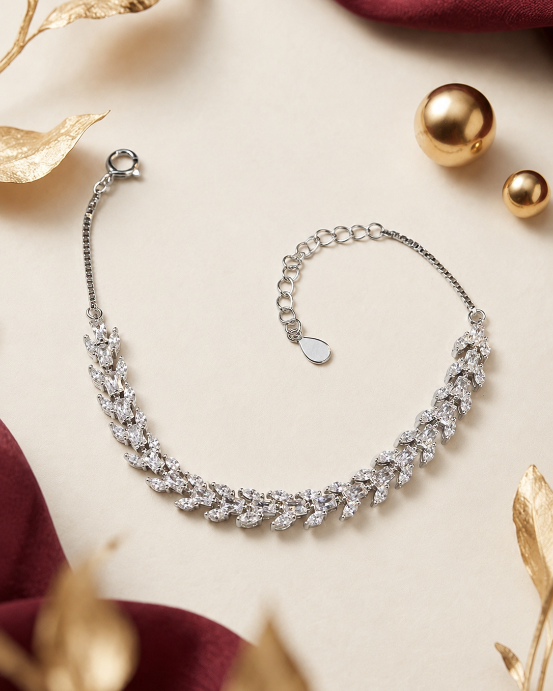 Marquise Bracelet for Women #color_silver