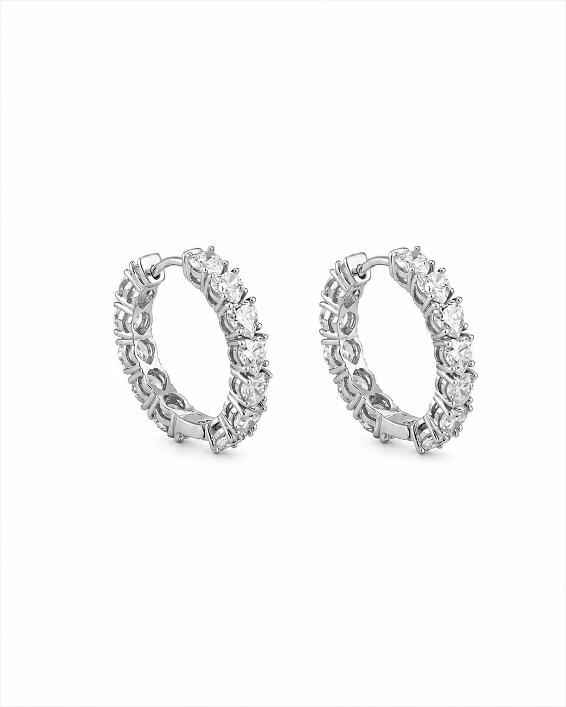 925 silver hoop earrings