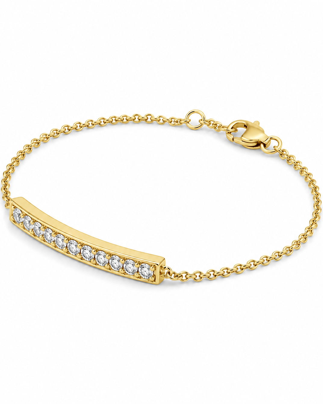 Elegant Lumière Bar minimal bracelet #color_gold