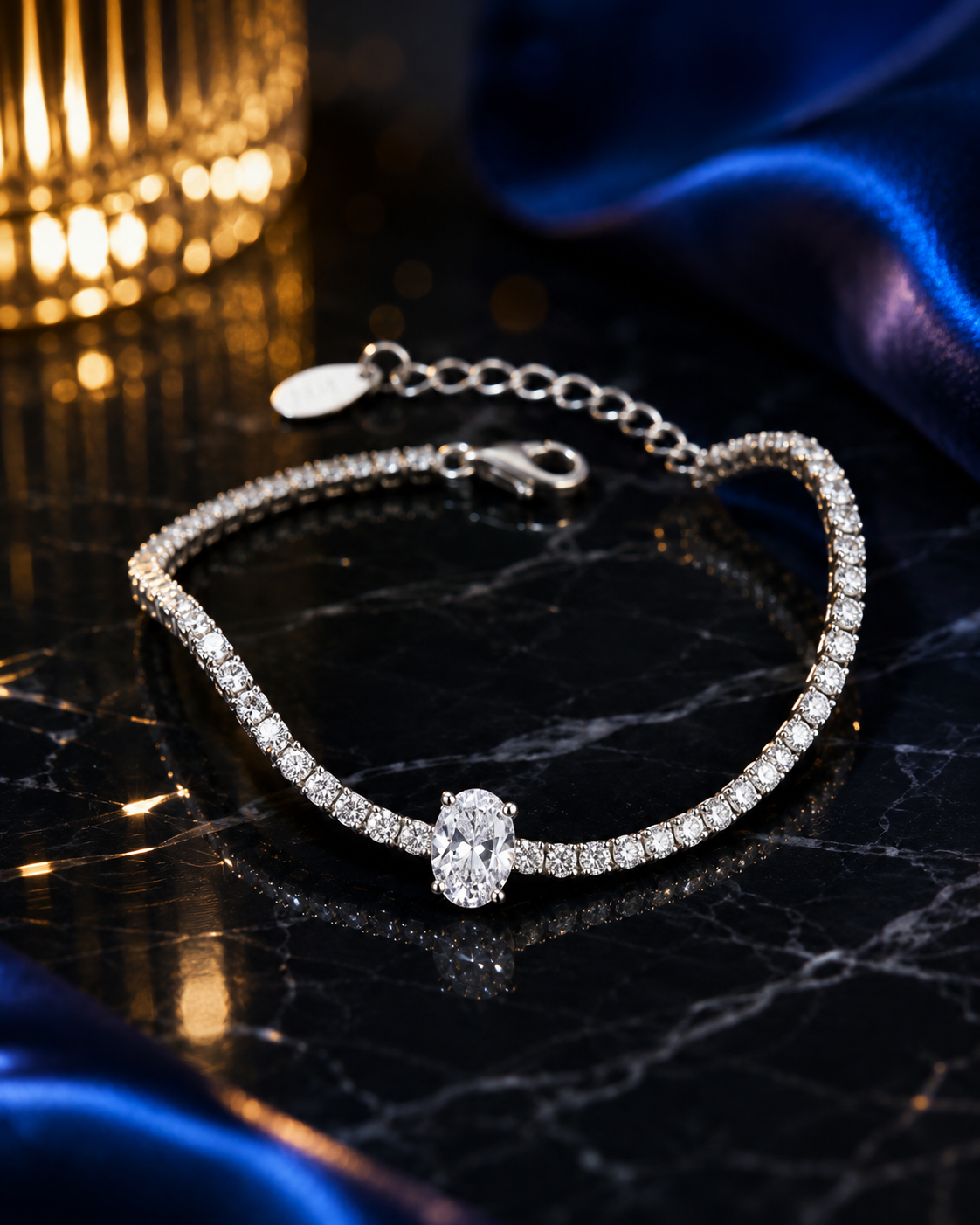 Nora Tennis Bracelet – Classic CZ