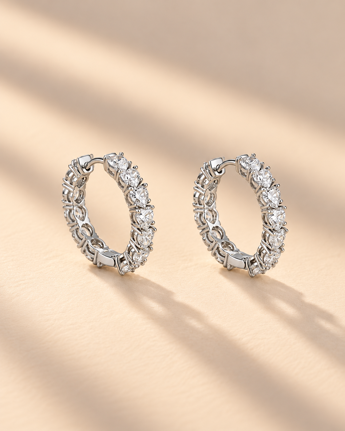 Heart Hoop Earrings for Women