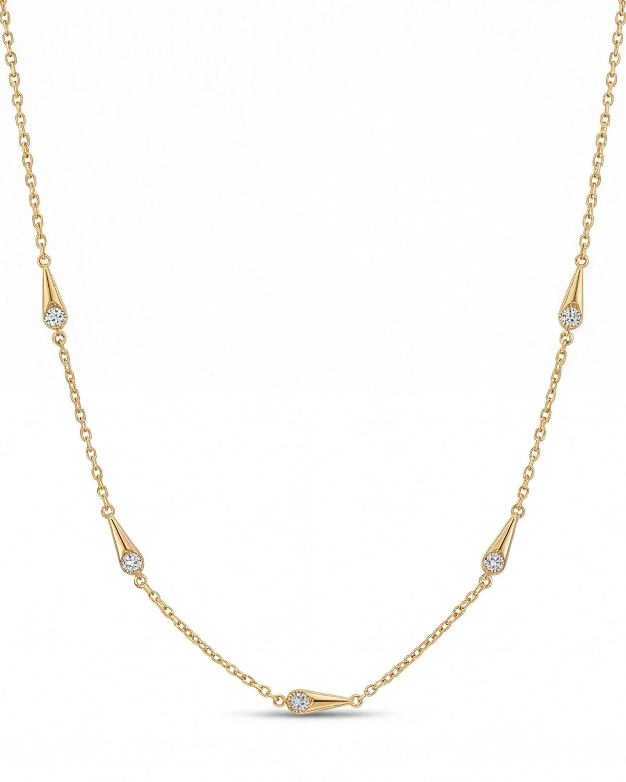 Drop Necklace for Women #color_gold