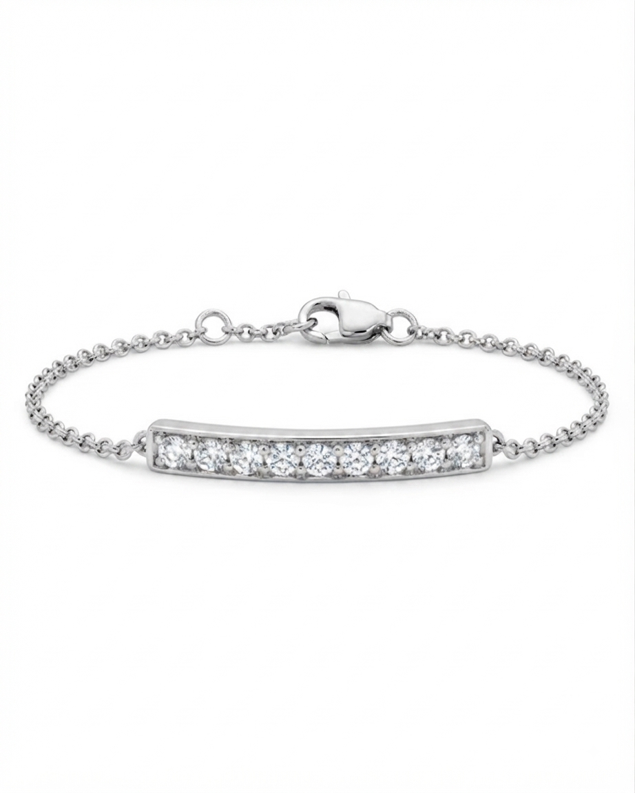 925 Sterling Silver Bracelet#color_silver