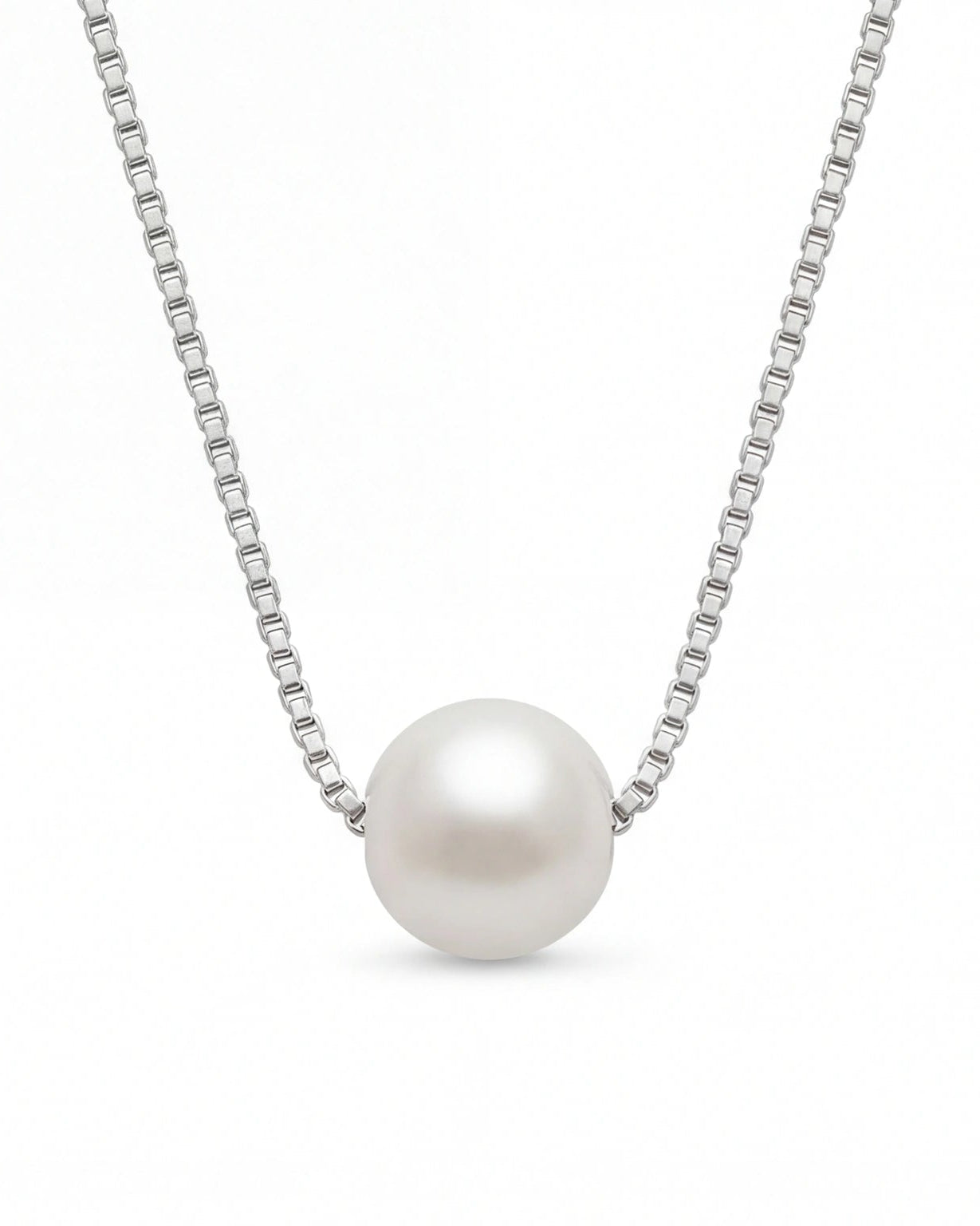 silver chain necklace #color_silver
