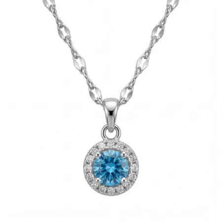 The Blue Halo Necklace