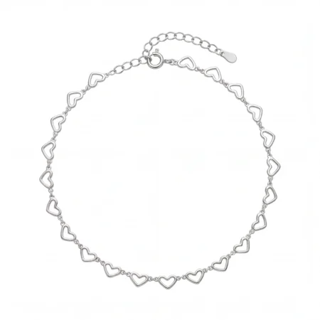 The Heart Chain Anklet